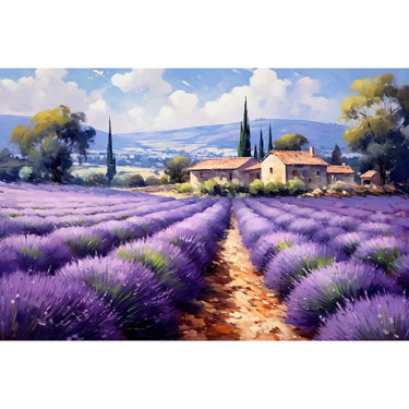 Lavender Flower Acrylic canvas